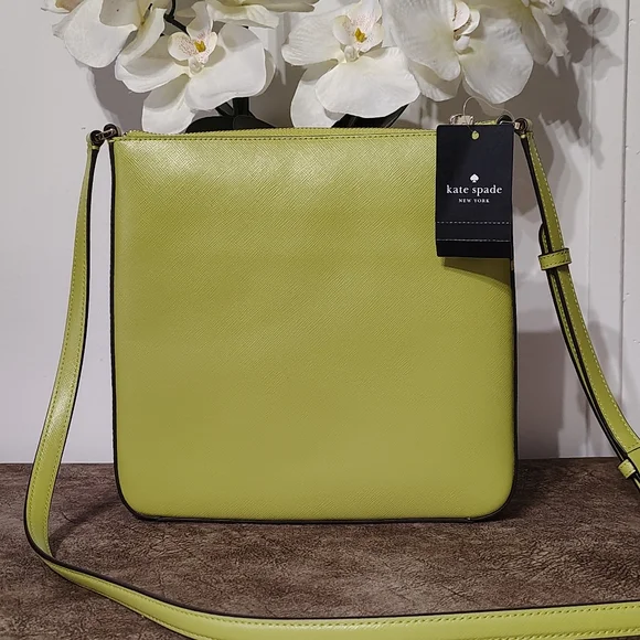 Kate Spade New York Sadie North South Crossbody Bag Color Fern Moss Green NWT - Picture 5 of 11